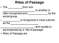 Rites of Passage PowerPoint PPT Presentation