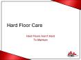 Hard%20Floor%20Care PowerPoint PPT Presentation