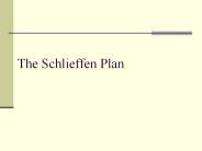 The Schlieffen Plan