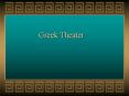 Greek Theater PowerPoint PPT Presentation