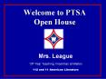 Welcome to PTSA Open House PowerPoint PPT Presentation