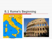 8.1 Rome