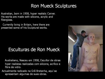 Ron Mueck Sculptures