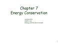 Chapter 7 Energy Conservation PowerPoint PPT Presentation