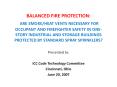 BALANCED FIRE PROTECTION:  PowerPoint PPT Presentation