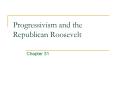 Progressivism and the Republican Roosevelt PowerPoint PPT Presentation