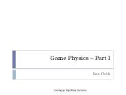 Game Physics 