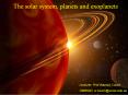 The solar system, planets and exoplanets PowerPoint PPT Presentation