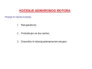 KOCENJE ASINHRONOG MOTORA