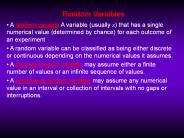 Random Variables