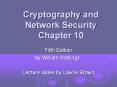William Stallings, Cryptography and Network Security 5/e PowerPoint PPT Presentation