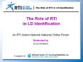 The Role of RTI in LD Identification PowerPoint PPT Presentation