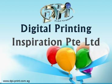 Golf Event Singapore, Large Format Printers