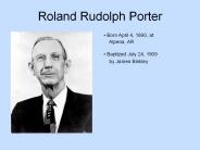 Roland Rudolph Porter