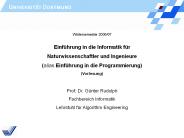 Vorlesung EINI / Kapitel 8 (Teil 4)