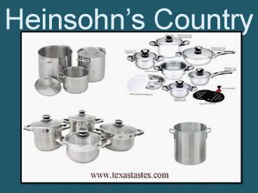 High quality cookware available at Texastastes.com