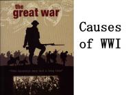 Causes of WWI