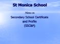 St Monica School PowerPoint PPT Presentation
