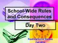 School-Wide Rules and Consequences PowerPoint PPT Presentation
