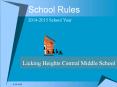 School%20Rules PowerPoint PPT Presentation