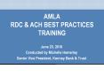 AMLA RDC PowerPoint PPT Presentation