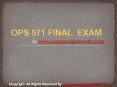 OPS 571 Final Exam Latest UOP Final Exam Questions With Answers