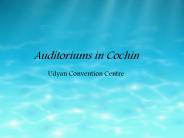 Auditoriums in Cochin