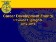 CDE revision highlights PowerPoint PPT Presentation