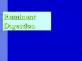 Ruminant Digestion PowerPoint PPT Presentation