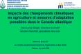 Impacts des changements climatiques en agriculture et mesures d PowerPoint PPT Presentation
