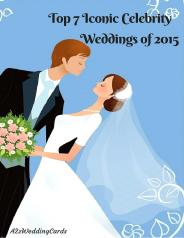 Top 7 Iconic Celebrity Weddings of 2015