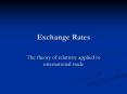 Exchange Rates PowerPoint PPT Presentation