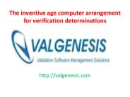 Risk Based Validation