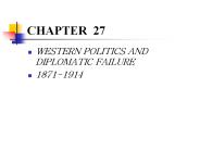 WESTERN POLITICS AND DIPLOMATIC FAILURE