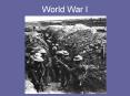 World War I PowerPoint PPT Presentation