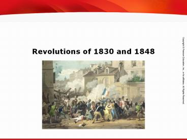 Revolutions of 1830 and 1848