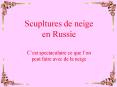 Neige en Russie PowerPoint PPT Presentation