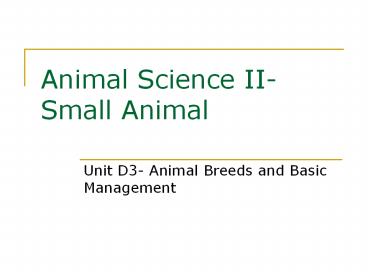 Animal%20Science%20II-%20Small%20Animal