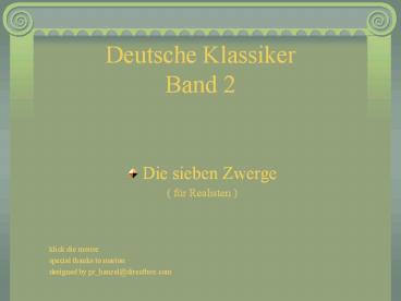 Deutsche Klassiker Band 2