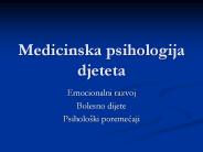 Medicinska psihologija djeteta