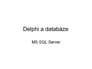 Delphi a datab