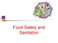 Food Safety and Sanitation PowerPoint PPT Presentation