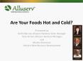 Are Your Foods Hot and Cold? PowerPoint PPT Presentation