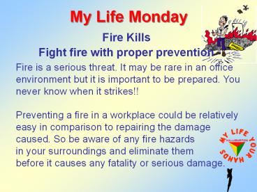 My Life Monday