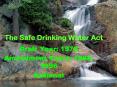 The Safe Drinking Water Act PowerPoint PPT Presentation