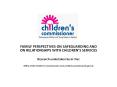 FAMILY PERSPECTIVES ON SAFEGUARDING AND ON RELATIONSHIPS WITH CHILDREN PowerPoint PPT Presentation