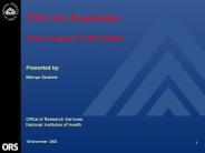 FY02 ASA Presentation  Ensure Integrity of NIH Facilities