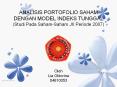 ANALISIS%20PORTOFOLIO%20SAHAM%20DENGAN%20MODEL%20INDEKS%20TUNGGAL%20(Studi%20Pada%20Saham-Saham%20JII%20Periode%202007)%20%20%20%20%20Oleh%20Lia%20Oktorina%2004610053 PowerPoint PPT Presentation