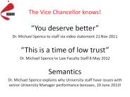 The Vice Chancellor knows!