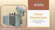 Running Business Of Power Transformers In India?